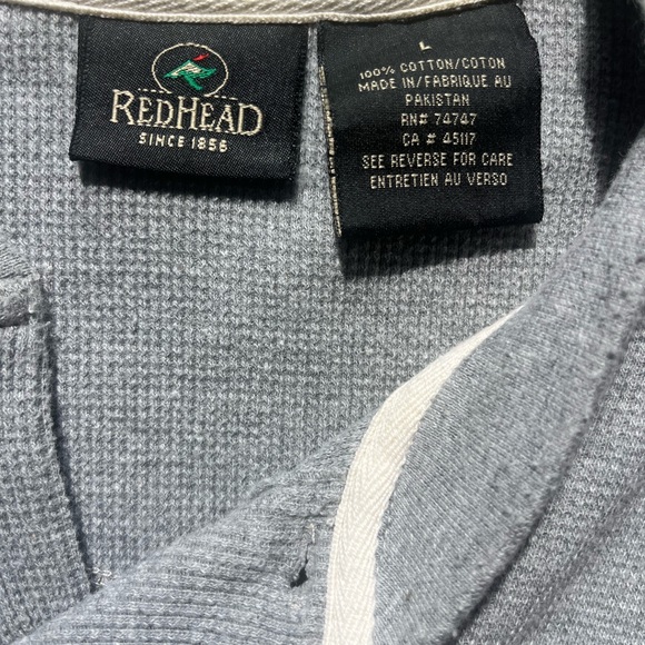 RedHead men’s thermal size large 100% cotton. - Picture 3 of 4